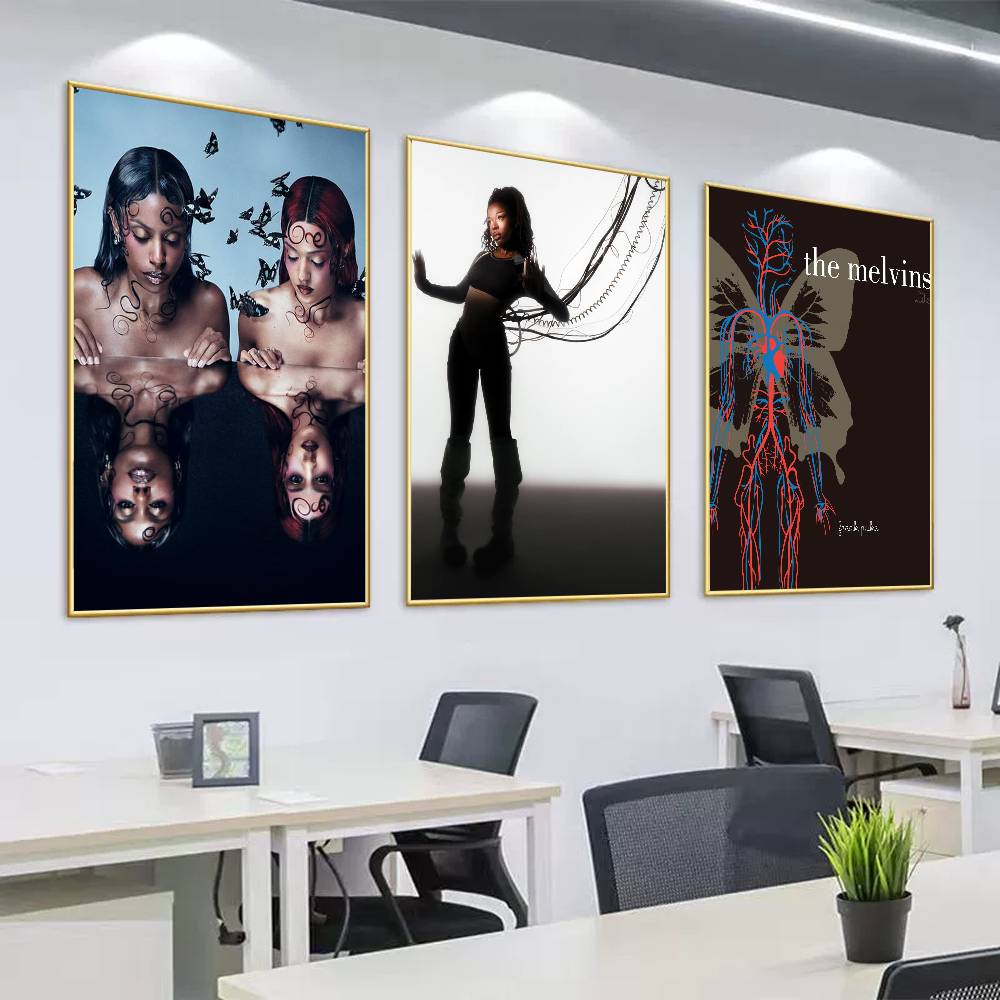 Nova Decor & Lighting Julestjerne - Affiche de papillons parasites N-Nova T-Twins,