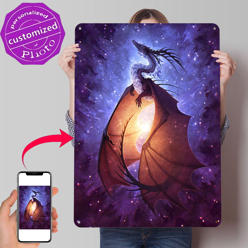 Nova Decor & Lighting Julestjerne - Affiche Métallique 3D Texturée Nova, Art
