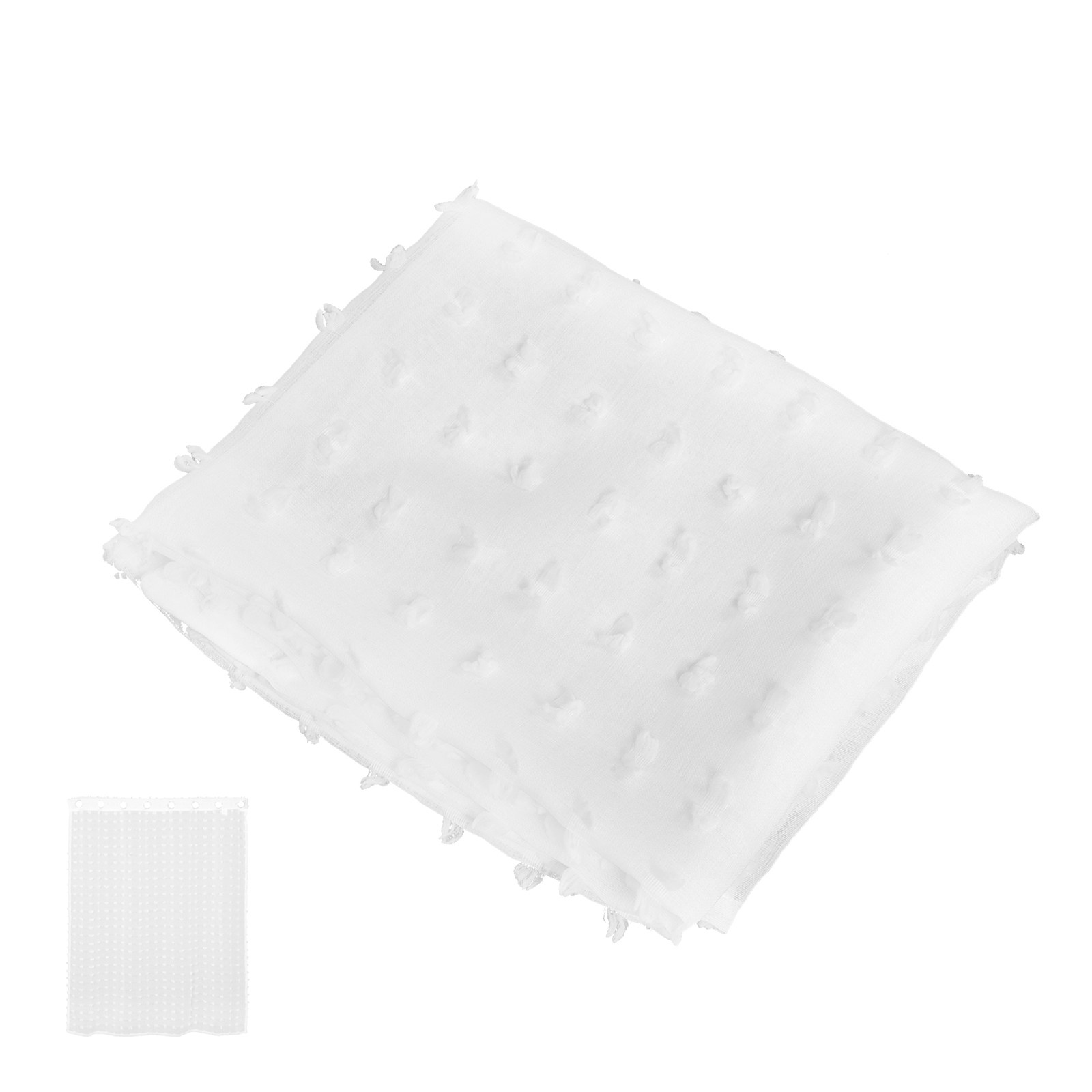 Voilage blanc à pois, filtre l - Kitchen Decor Lighting avis et prix