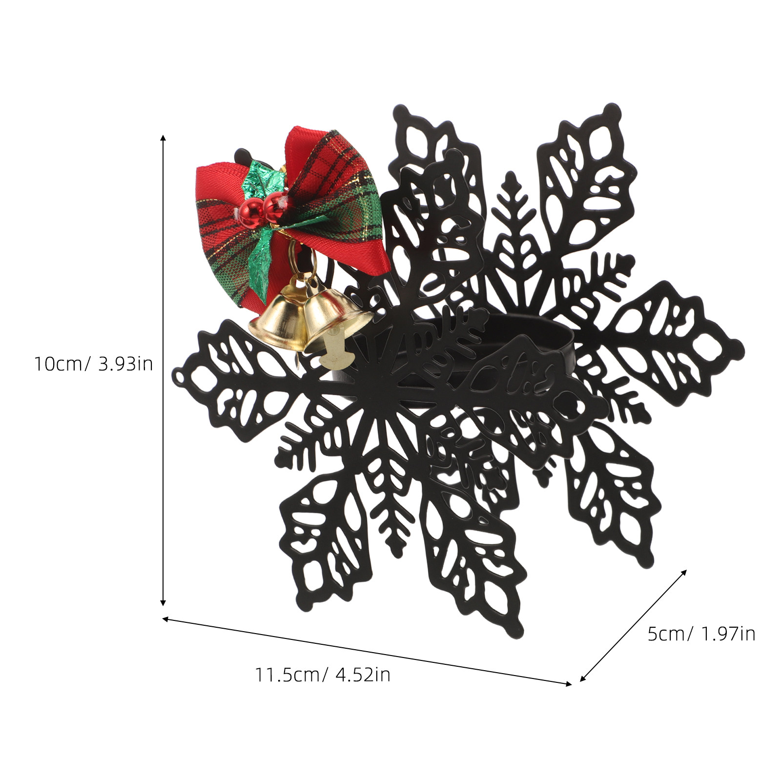 Porte-bougie de Noël en métal, - Kitchen Decor Lighting avis et prix