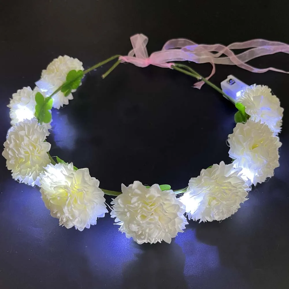 Couronne de Fleurs d'Hortensia - Decor Lighting Hours avis et prix