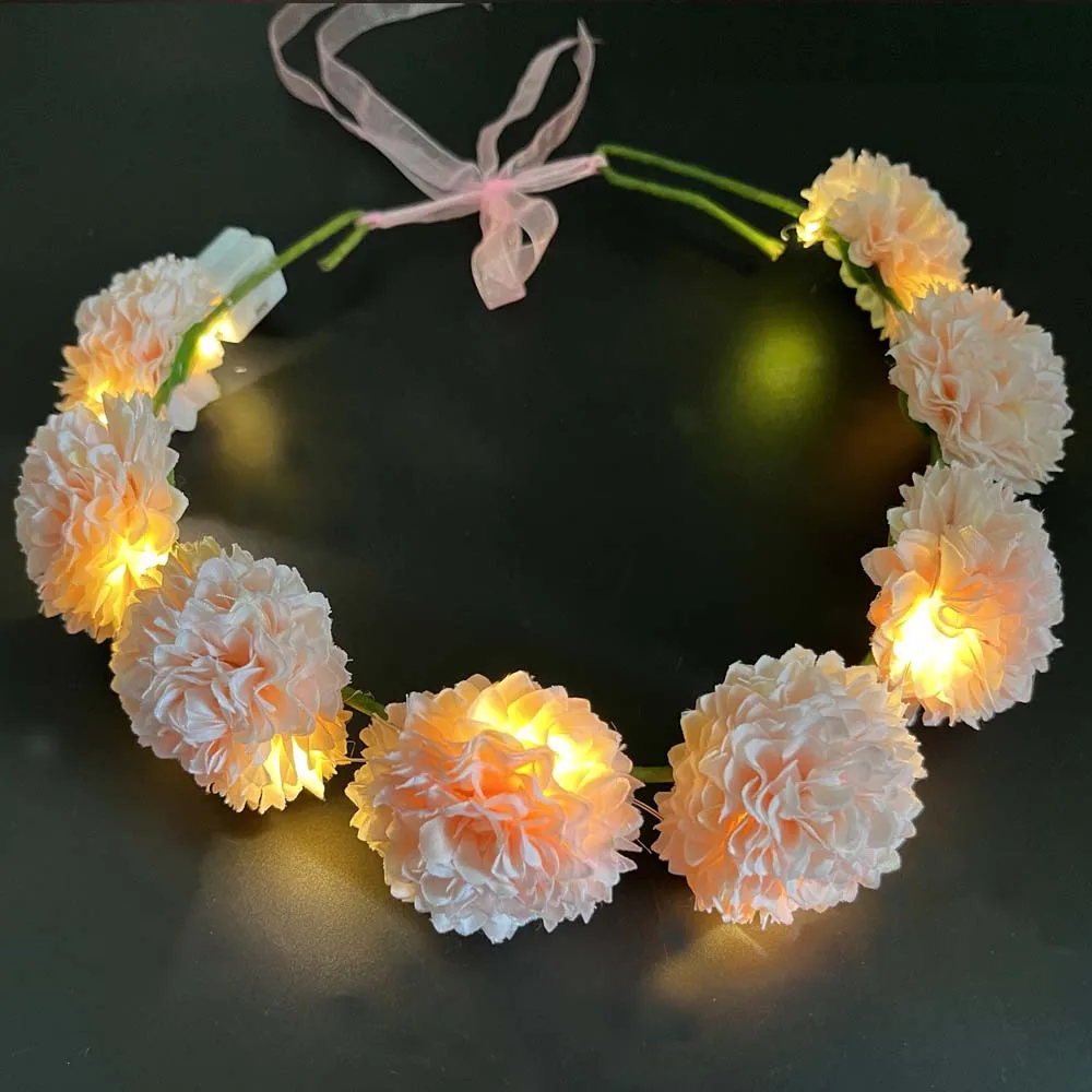Couronne de Fleurs d'Hortensia - Decor Lighting Hours avis et prix