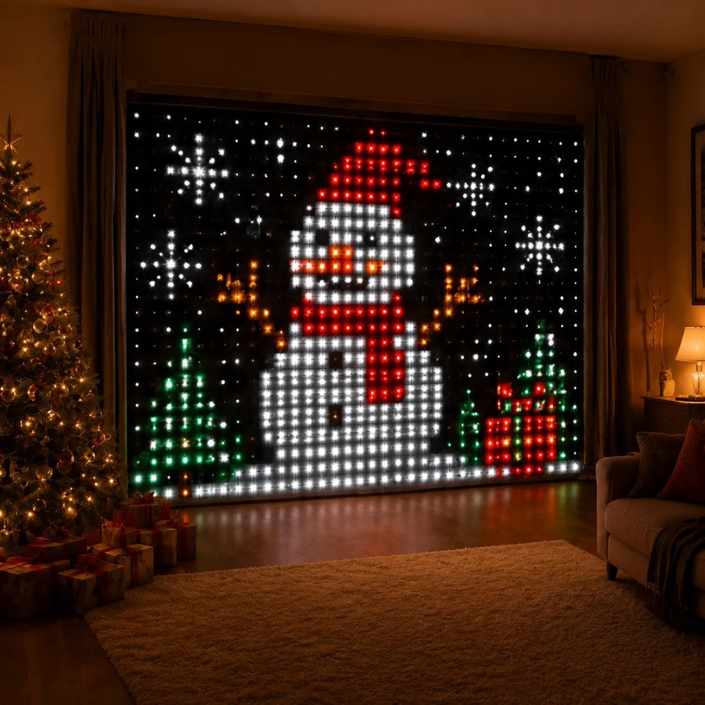 Rideaux lumineux à pixels LED, - Home Lighting And Decor avis et prix