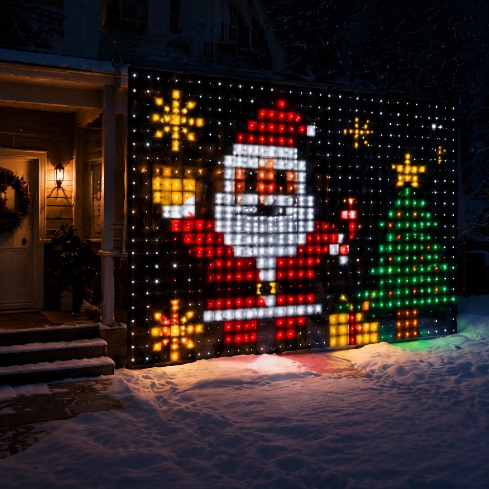Rideaux lumineux à pixels LED, - Home Lighting And Decor avis et prix