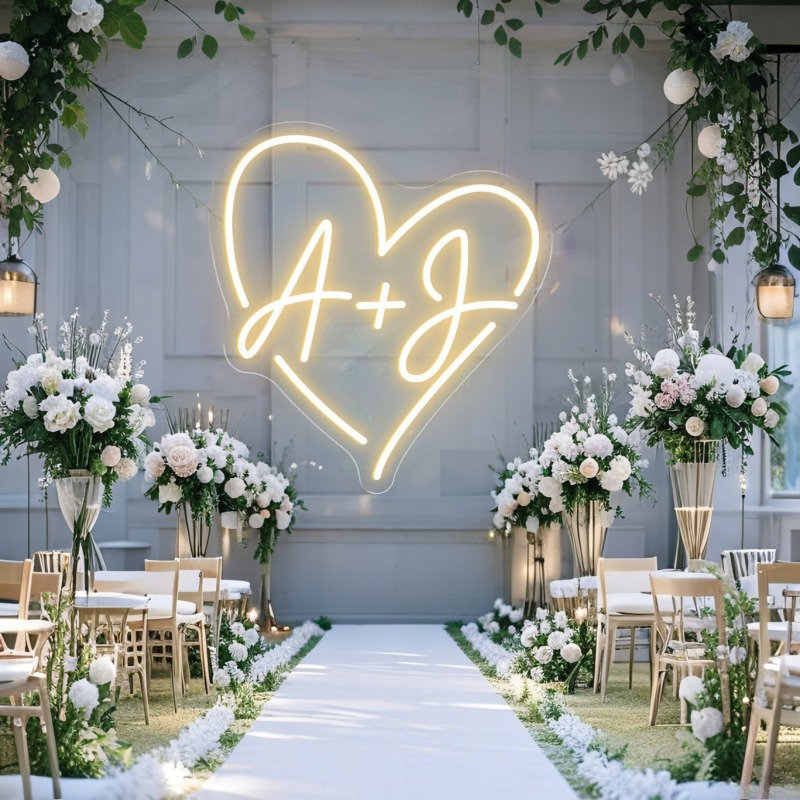 Enseigne au néon LED en forme  - Lighting Decor Wedding avis et prix
