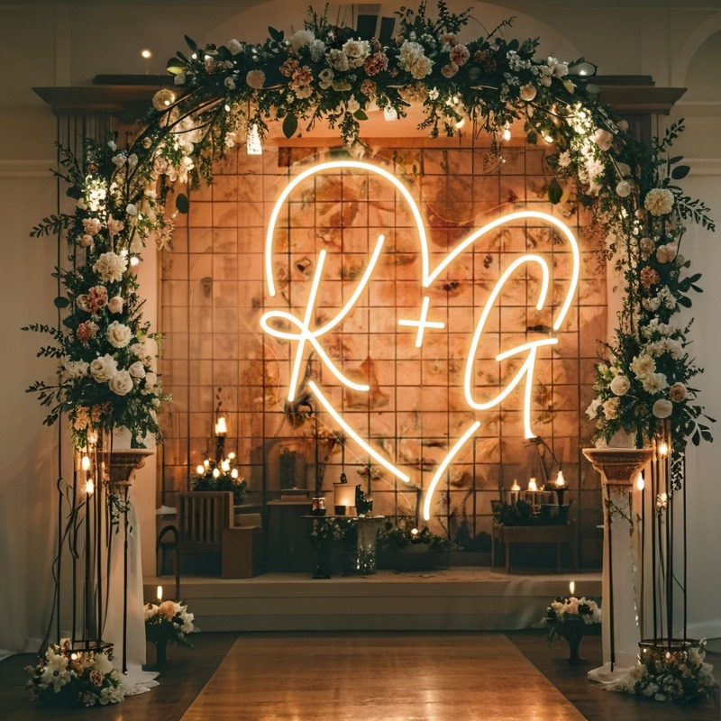 Enseigne au néon LED en forme  - Lighting Decor Wedding avis et prix