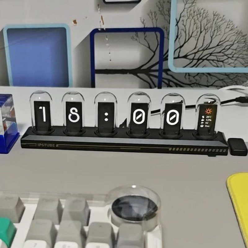 Horloge à tubes Nixie RGB, écr - Lighting Home Decor Ideas avis et prix