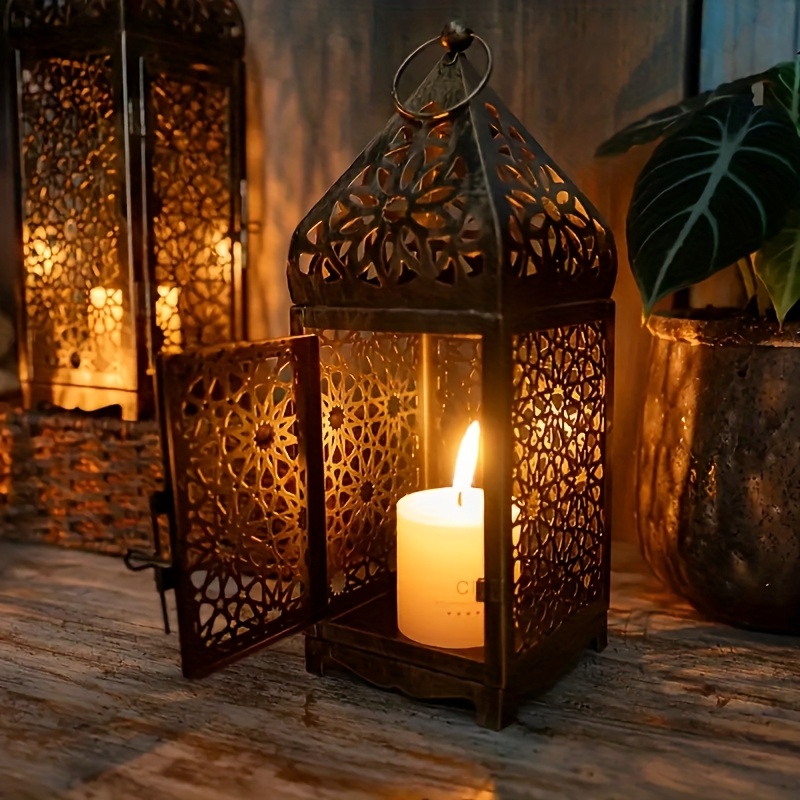 Lanterne à vent Vintage en mét - Lighting Home Decor Ideas avis et prix