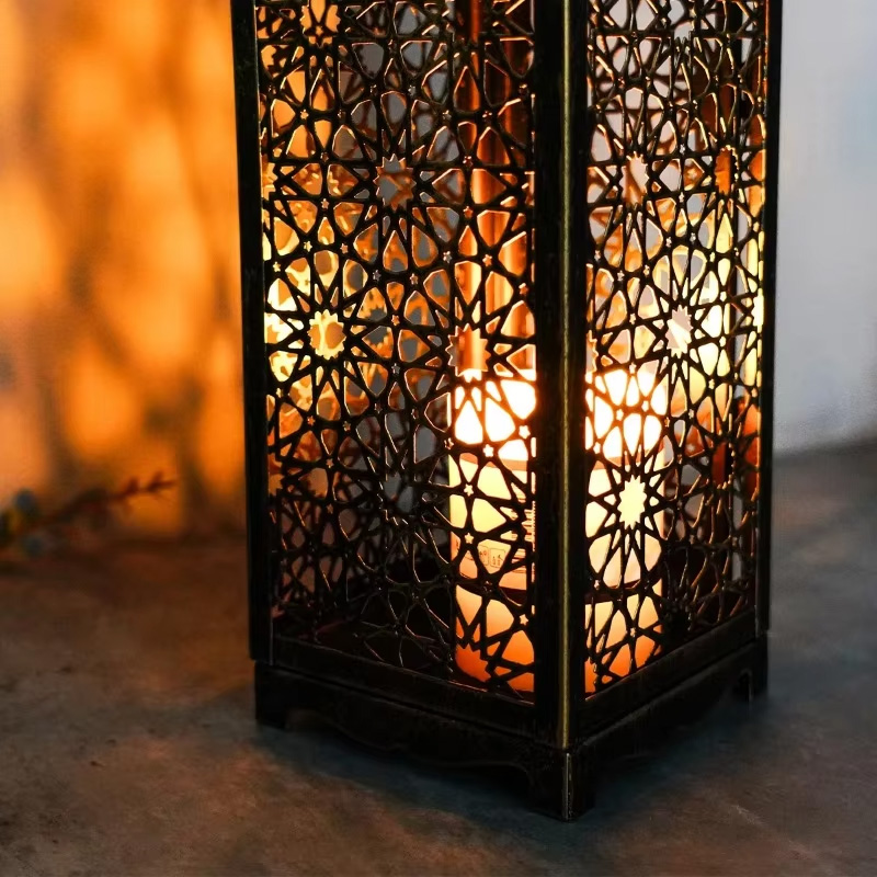 Lanterne à vent Vintage en mét - Lighting Home Decor Ideas avis et prix