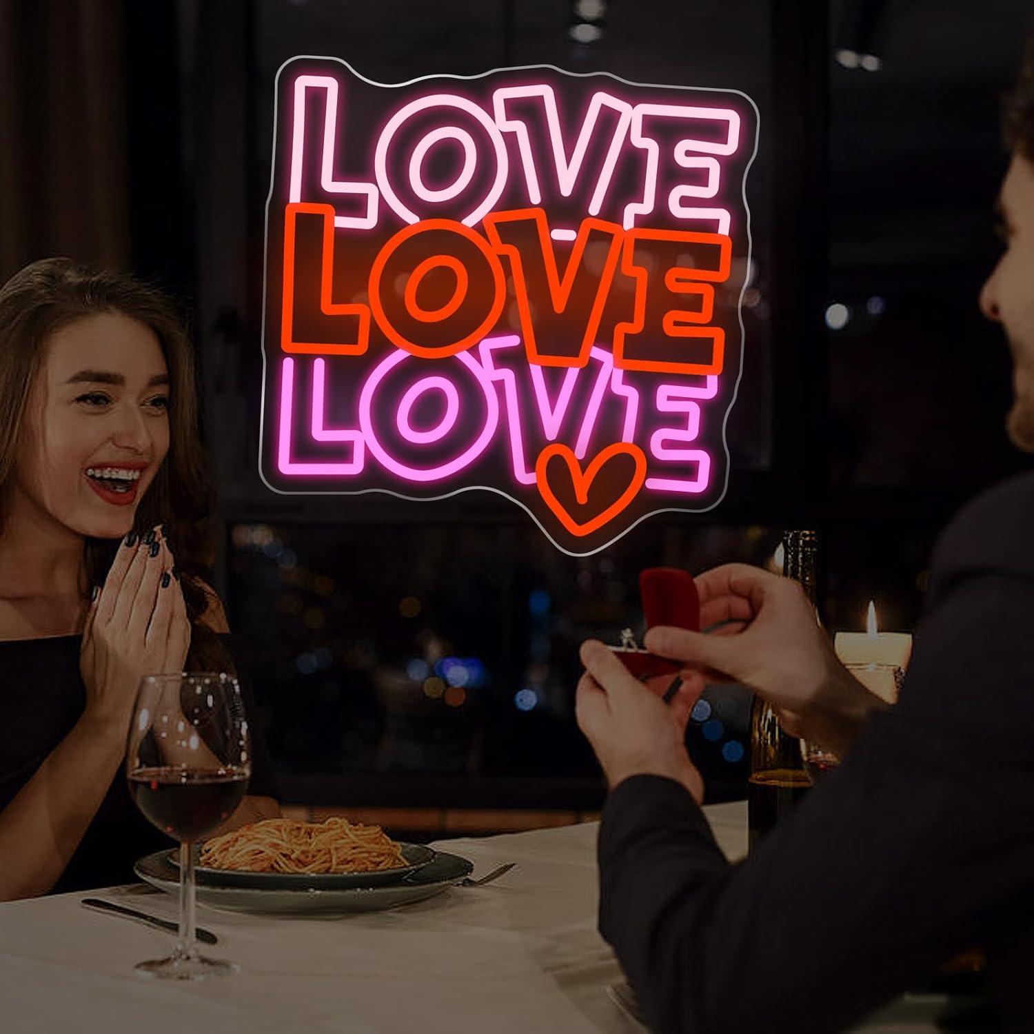Enseigne néon « Love » à LED U - Lighting Decor Wedding avis et prix