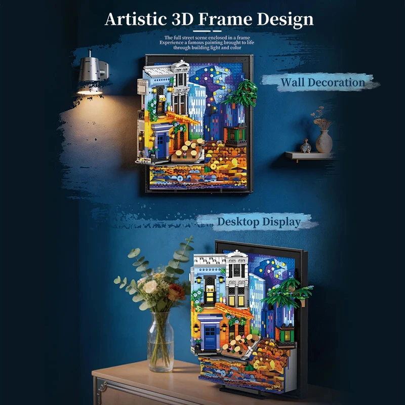 Cadre photo ciel nocturne 2678 - Lighting Home Decor Ideas avis et prix