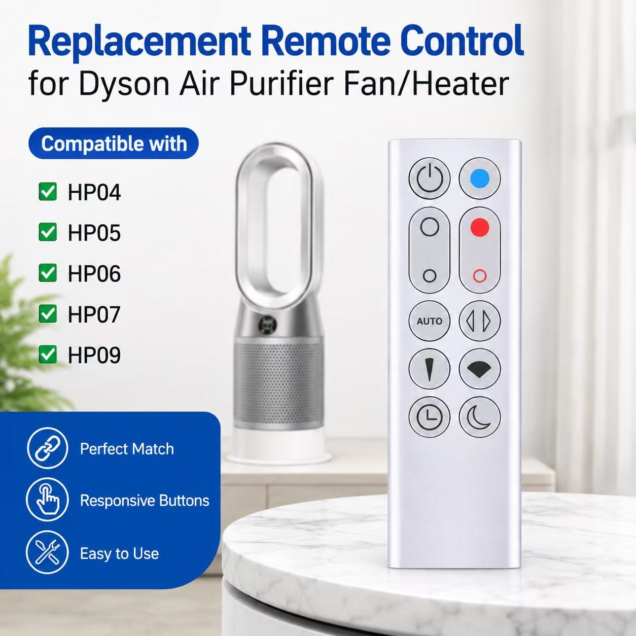 Télécommande de remplacement p - Dyson Fan Am07 avis et prix